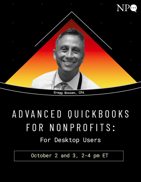 Advanced QuickBooks for Nonprofits 2024 - Desktop users