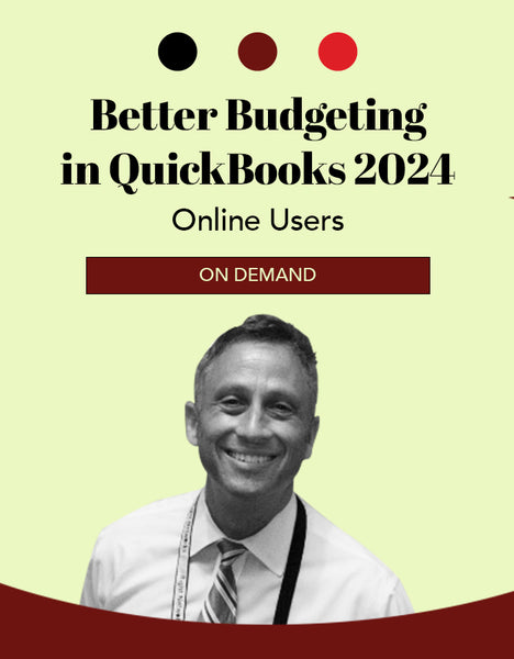 Better Budgeting in QuickBooks 2024 for ONLINE Users